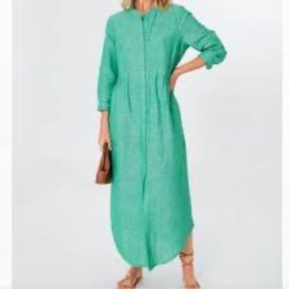 Tuckernuck - Pomander Place - linen blend Shirtdress, Small - Picture 1 of 5